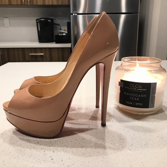 Christian Louboutin Shoes - Open to Offers! ❤️ Lady Peep Nude Patent Heel